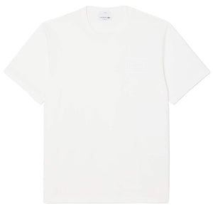LACOSTE EMBOSSED BRANDING JERSEY T-SHIRT