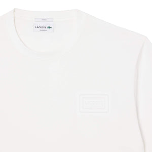 LACOSTE EMBOSSED BRANDING JERSEY T-SHIRT