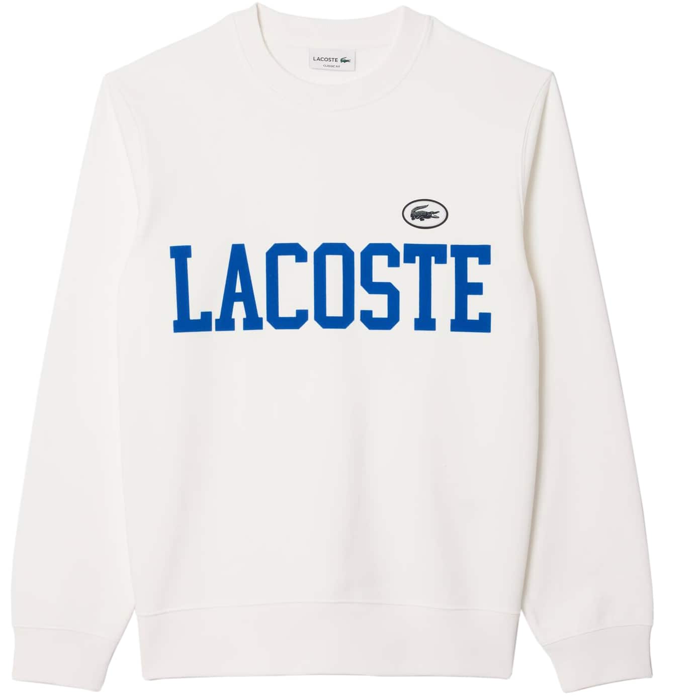 LACOSTE FLOCKED FLEECE JOGGER SWEATSHIRT