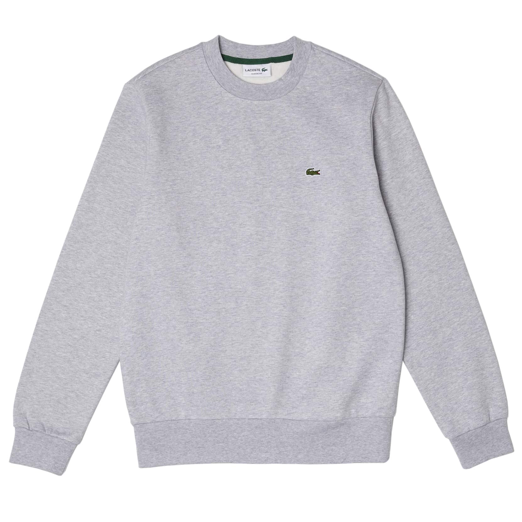 LACOSTE ORGANIC BRUSHED COTTON SWEATSHIRT