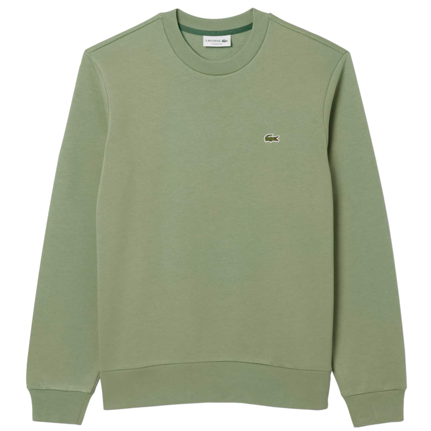 LACOSTE ORGANIC BRUSHED COTTON SWEATSHIRT