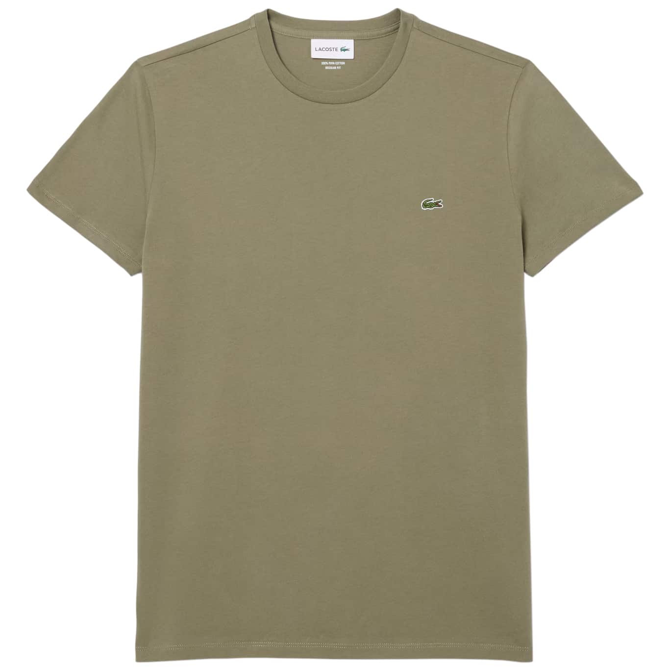 LACOSTE PIMA COTTON JERSEY T-SHIRT