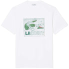 LACOSTE PRINTED COTTON T-SHIRT