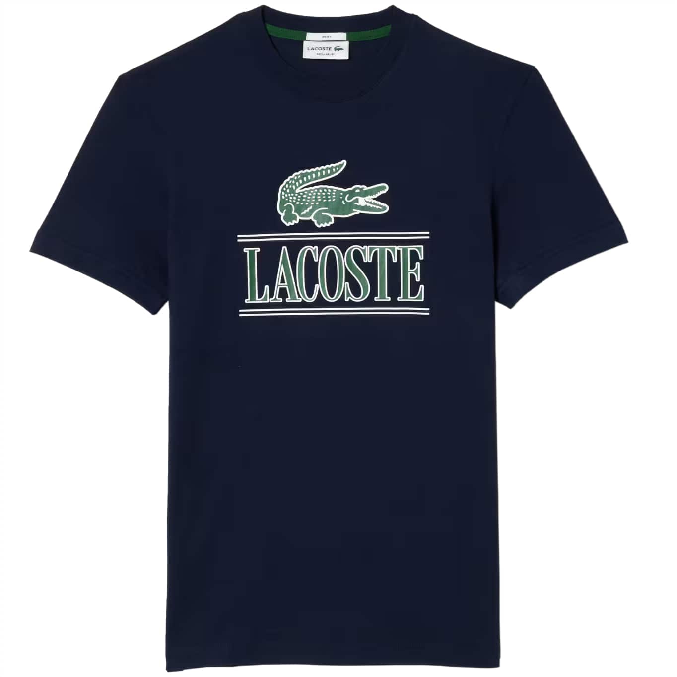 LACOSTE REGULAR HEAVY COTTON JERSEY T-SHIRT