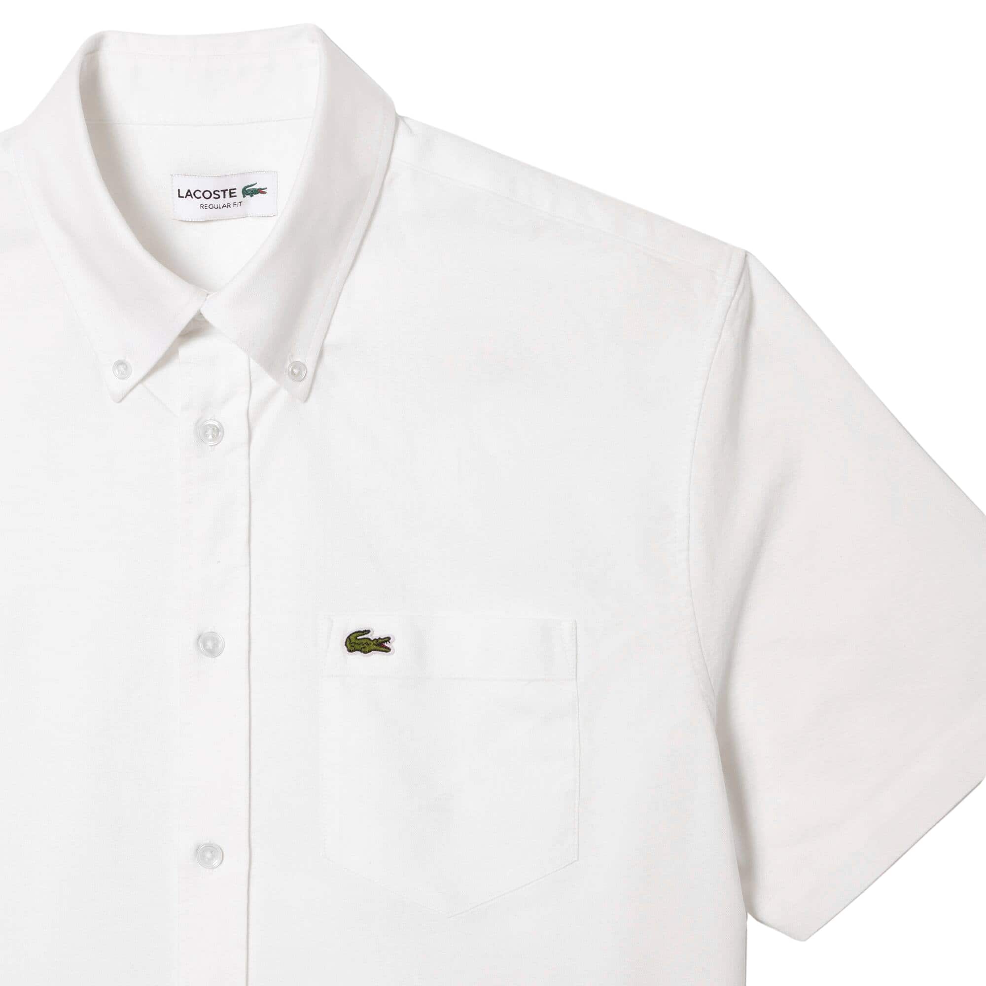 LACOSTE SHORT SLEEVE OXFORD SHIRT