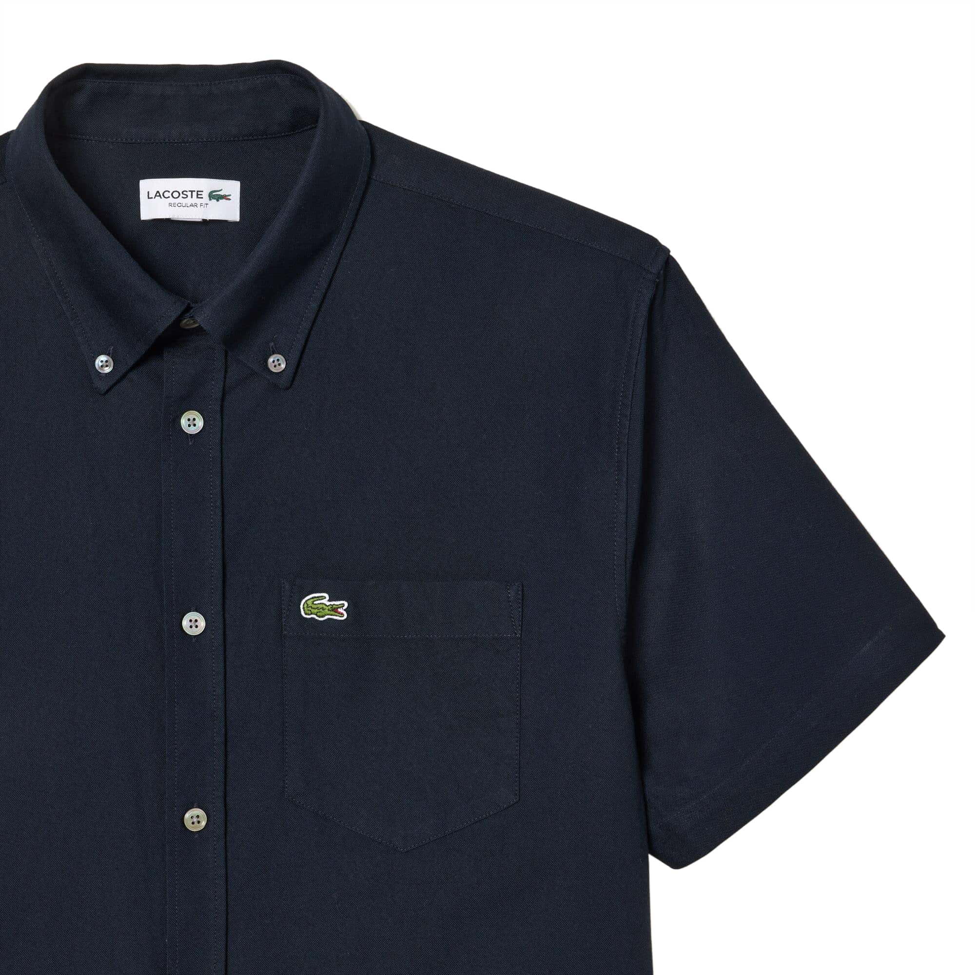 LACOSTE SHORT SLEEVE OXFORD SHIRT