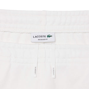 LACOSTE STRIPE LOGO FLEECE SHORTS