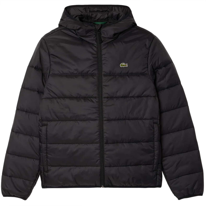 LACOSTE WATER REPELLENT HOODED PUFFER JACKET