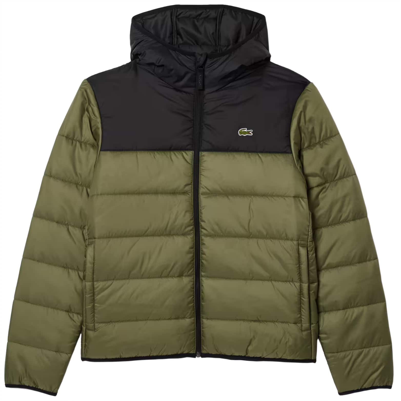 LACOSTE WATER REPELLENT QUILTED PUFFED JACKET