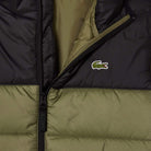 LACOSTE WATER REPELLENT QUILTED PUFFED JACKET