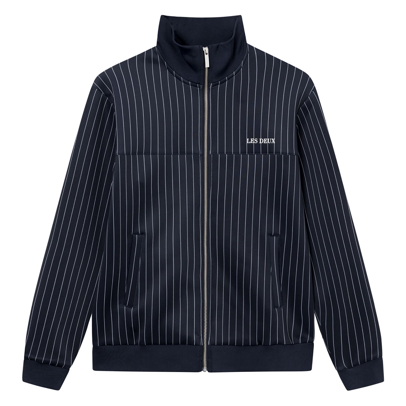 LES DEUX BALLIER PINSTRIPE TRACK JACKET