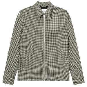 LES DEUX COMO COACH HOUNDSTOOTH JACKET