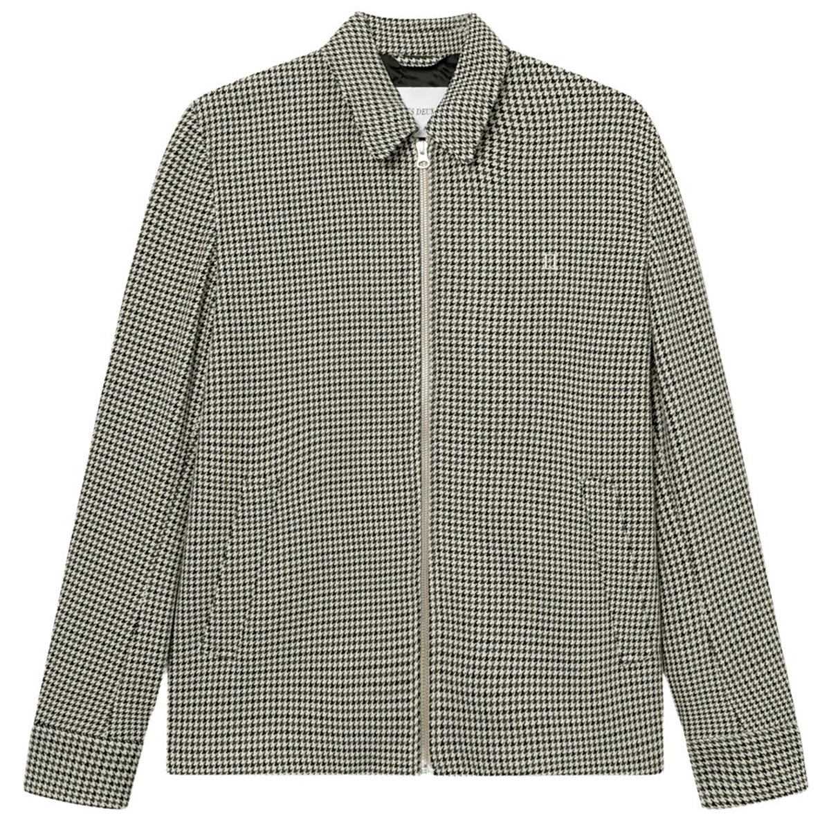 LES DEUX COMO COACH HOUNDSTOOTH JACKET