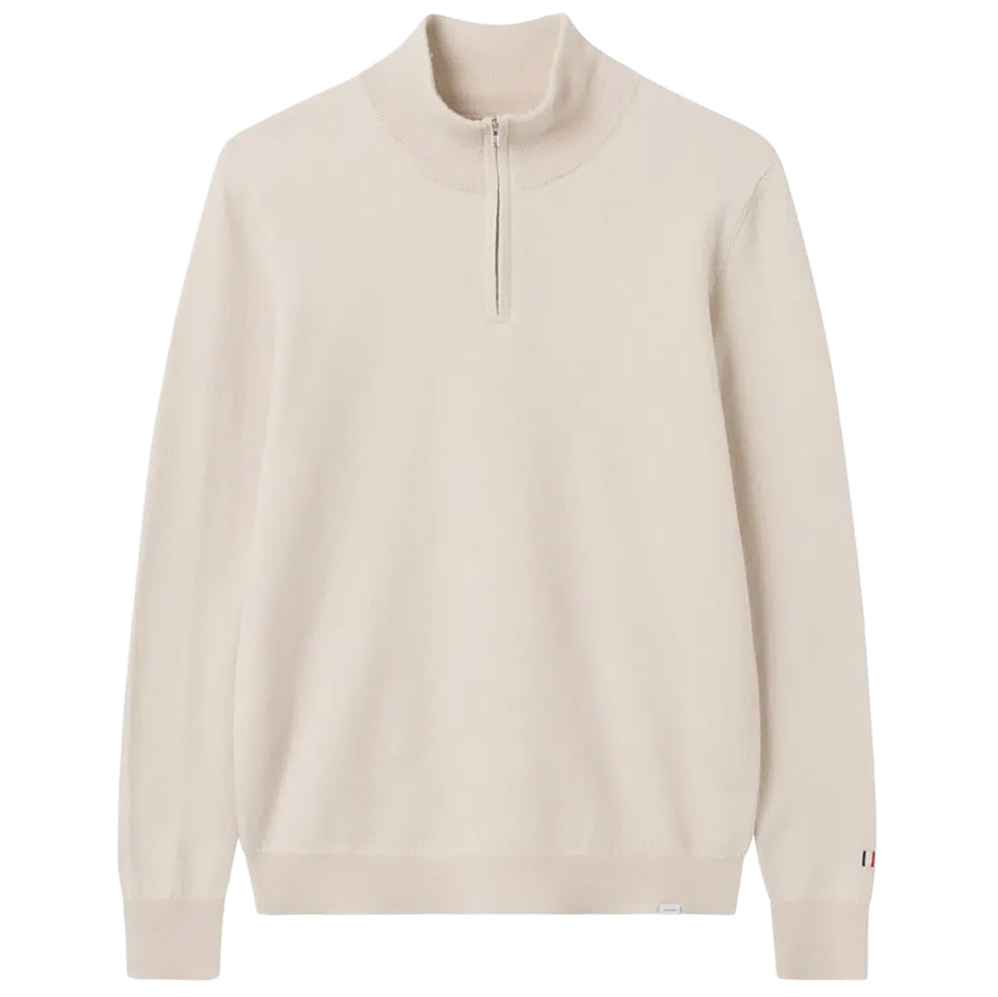 LES DEUX EDGAR HALF ZIP WOOL KNIT JUMPER