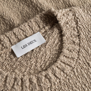 LES DEUX ERROL COTTON ROUNDNECK KNIT JUMPER