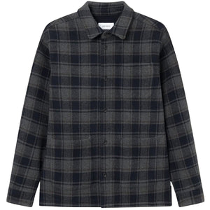 LES DEUX JASON CHECK WOOL 2.0 OVERSHIRT