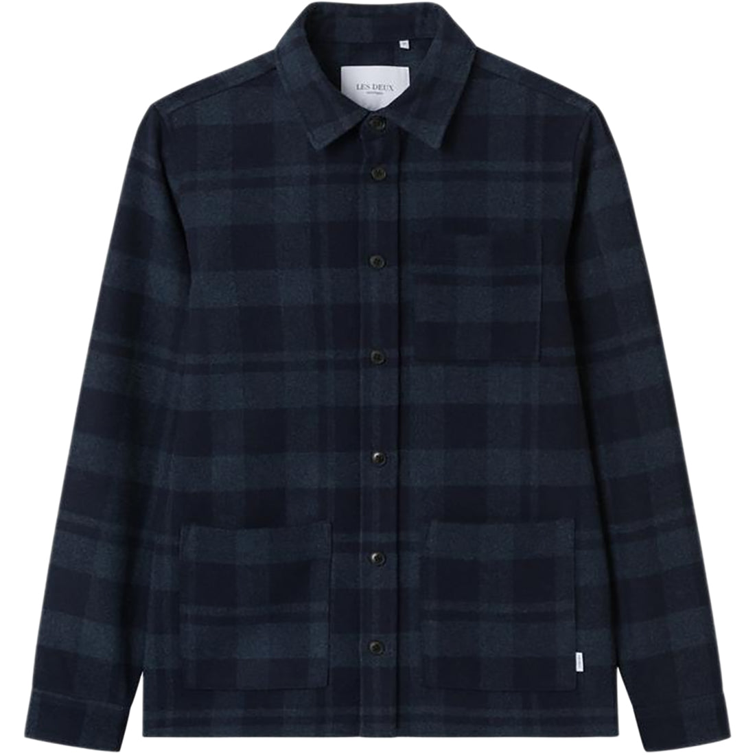 LES DEUX JASON CHECK WOOL JACKET