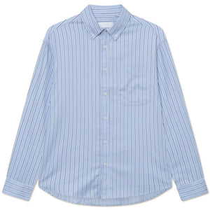 LES DEUX KOLTON HERRINGBONE POPLIN SHIRT