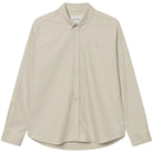 LES DEUX KONRAD STRIPE OXFORD SHIRT