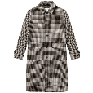 LES DEUX MAXIMILIAN HOUNDSTOOTH WOOL COAT