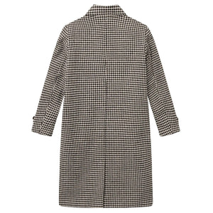 LES DEUX MAXIMILIAN HOUNDSTOOTH WOOL COAT
