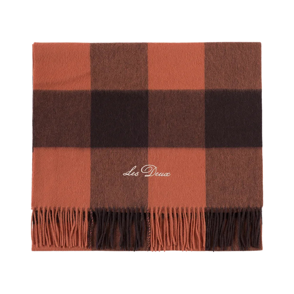 LES DEUX RAIDEN BUFFALO CHECK SCARF