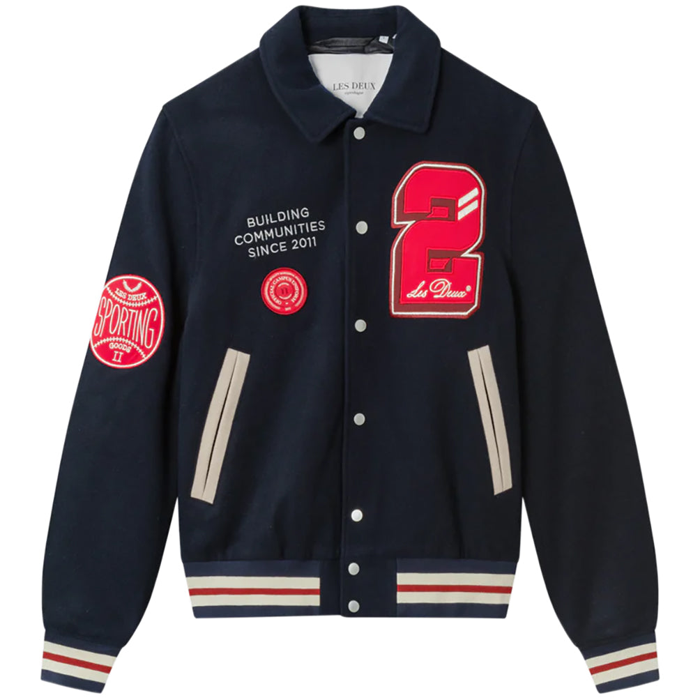 LES DEUX VARSITY 2.0 WOOL JACKET