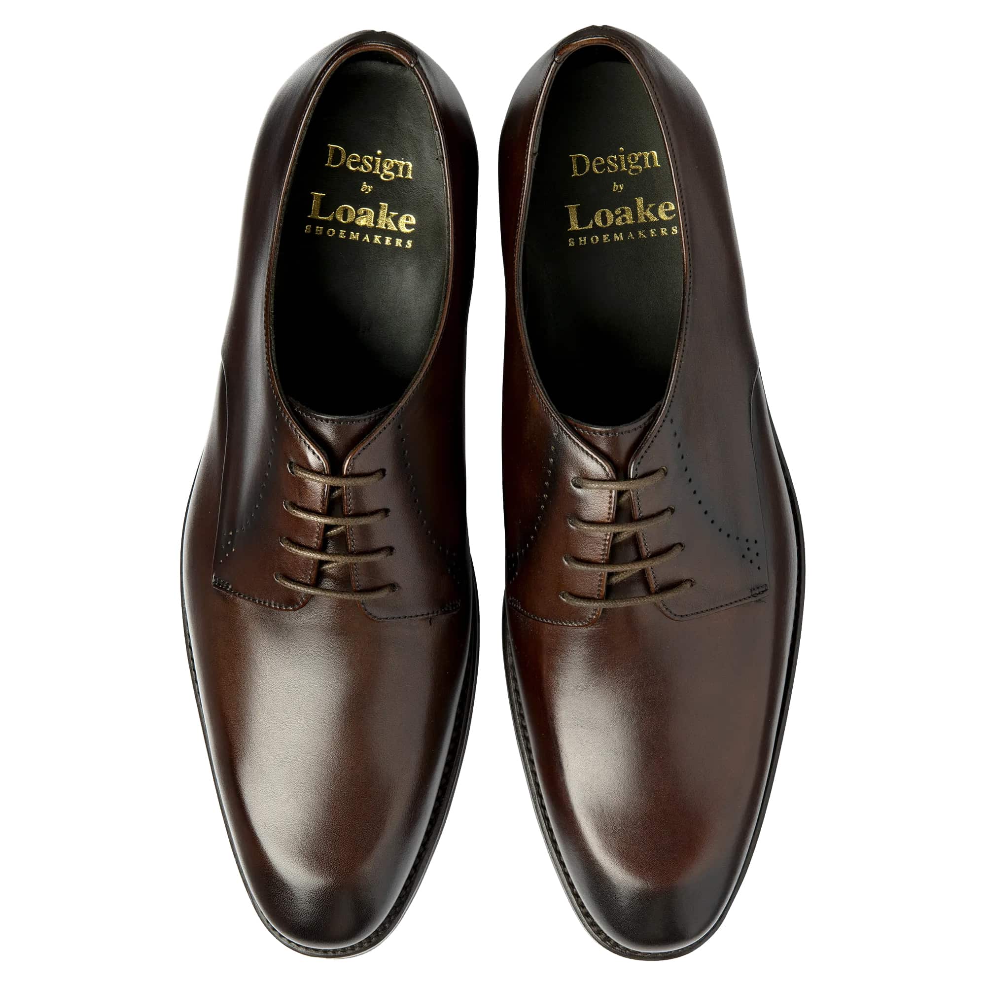LOAKE GOSLING LEATHER OXFORD SHOES