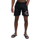 MERCIER 2 TONE MONO BADGE SWIM SHORTS