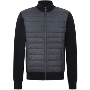 BARBOUR CARN BAFFLE ZIP-THROUGH QUILTED JUMPER