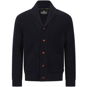 BARBOUR HARTLAND KNITTED SHAWL NECK CARDIGAN
