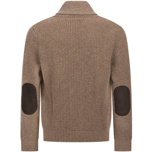 BARBOUR HARTLAND KNITTED SHAWL NECK CARDIGAN