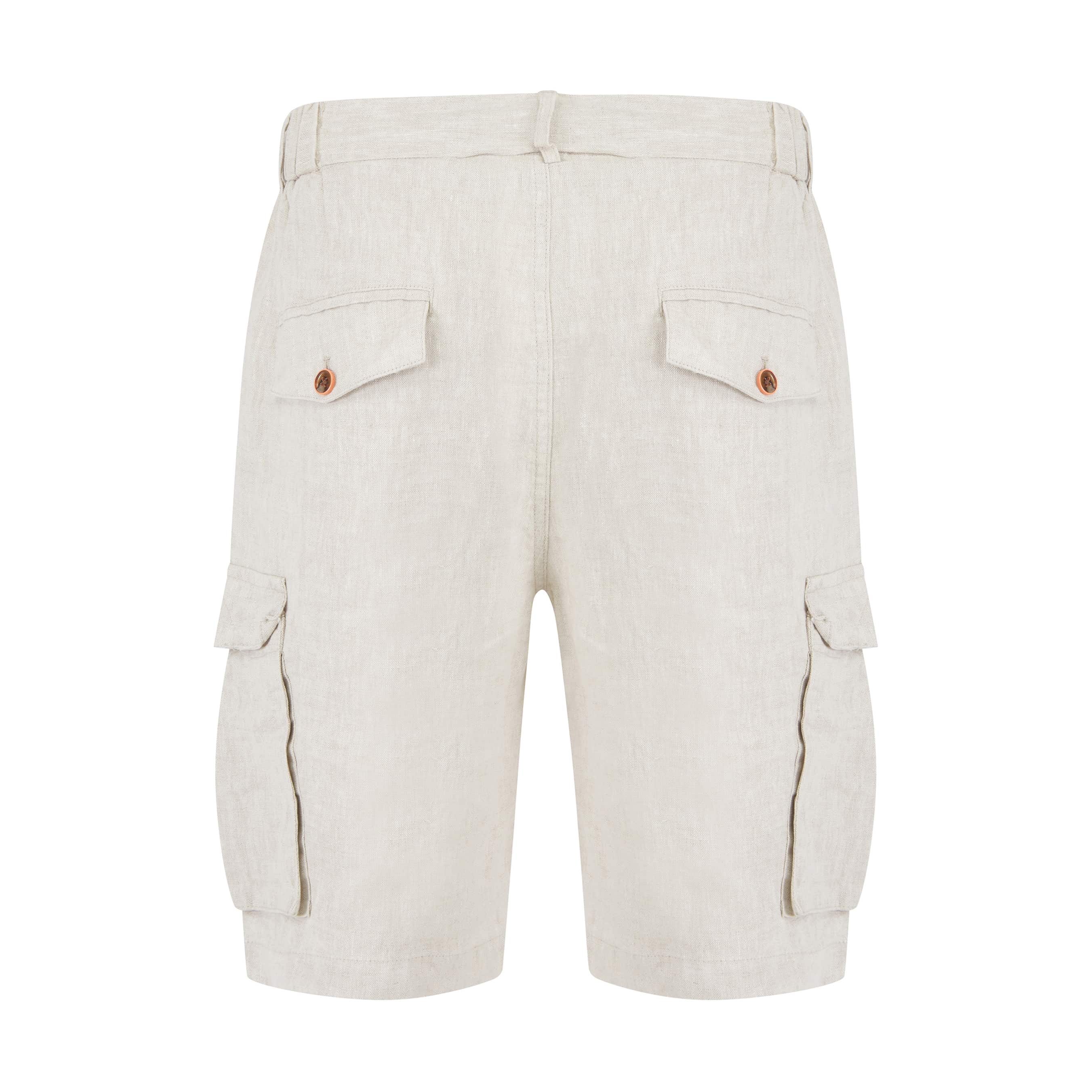 SSEINSE BERMUDA TASCONE LINEN SHORTS