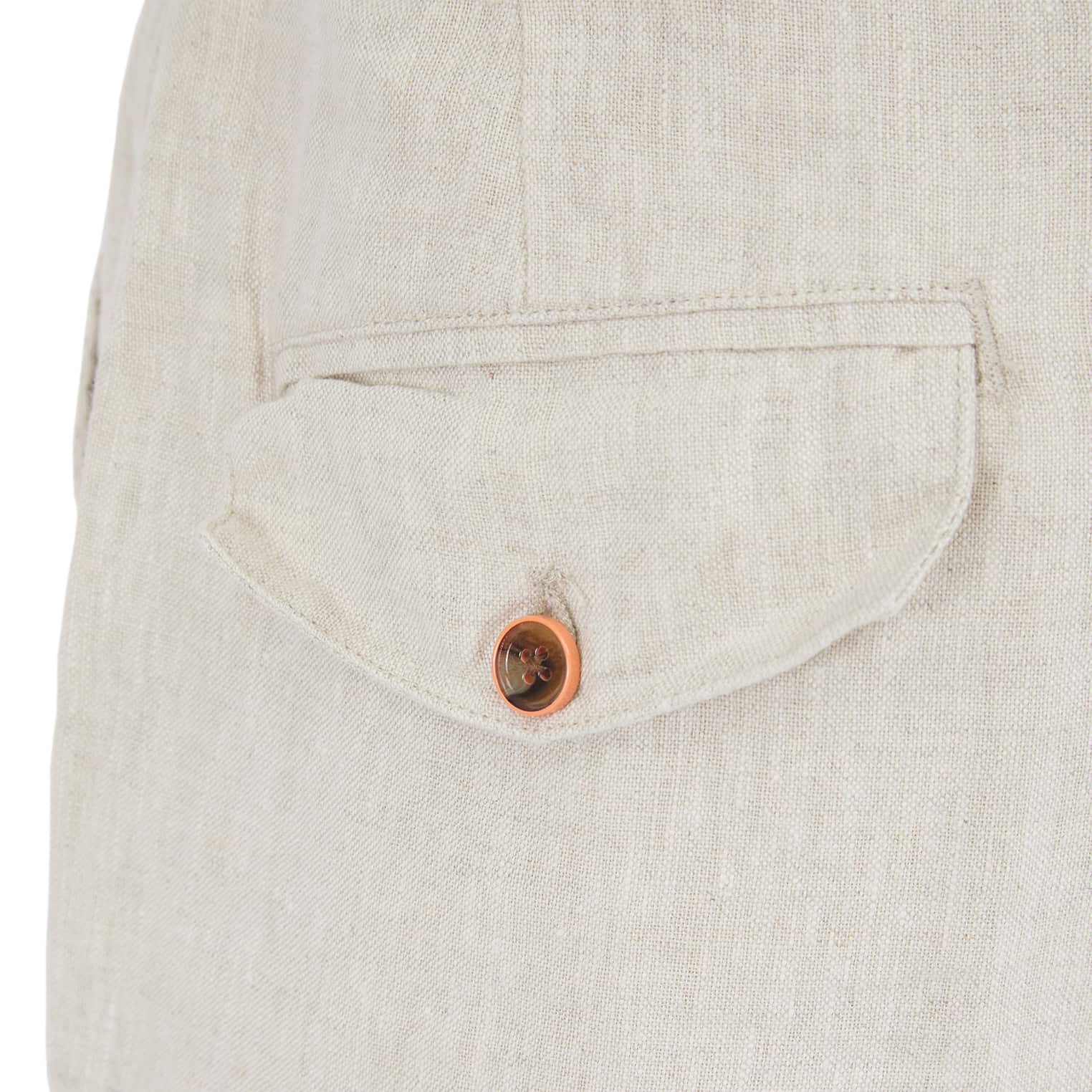 SSEINSE BERMUDA TASCONE LINEN SHORTS