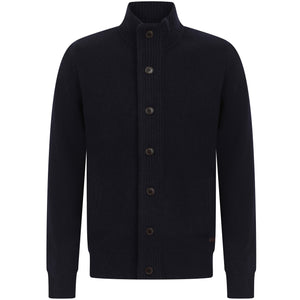 BARBOUR ESSENTIAL PATCH ZIP THROUGH CARDIGAN