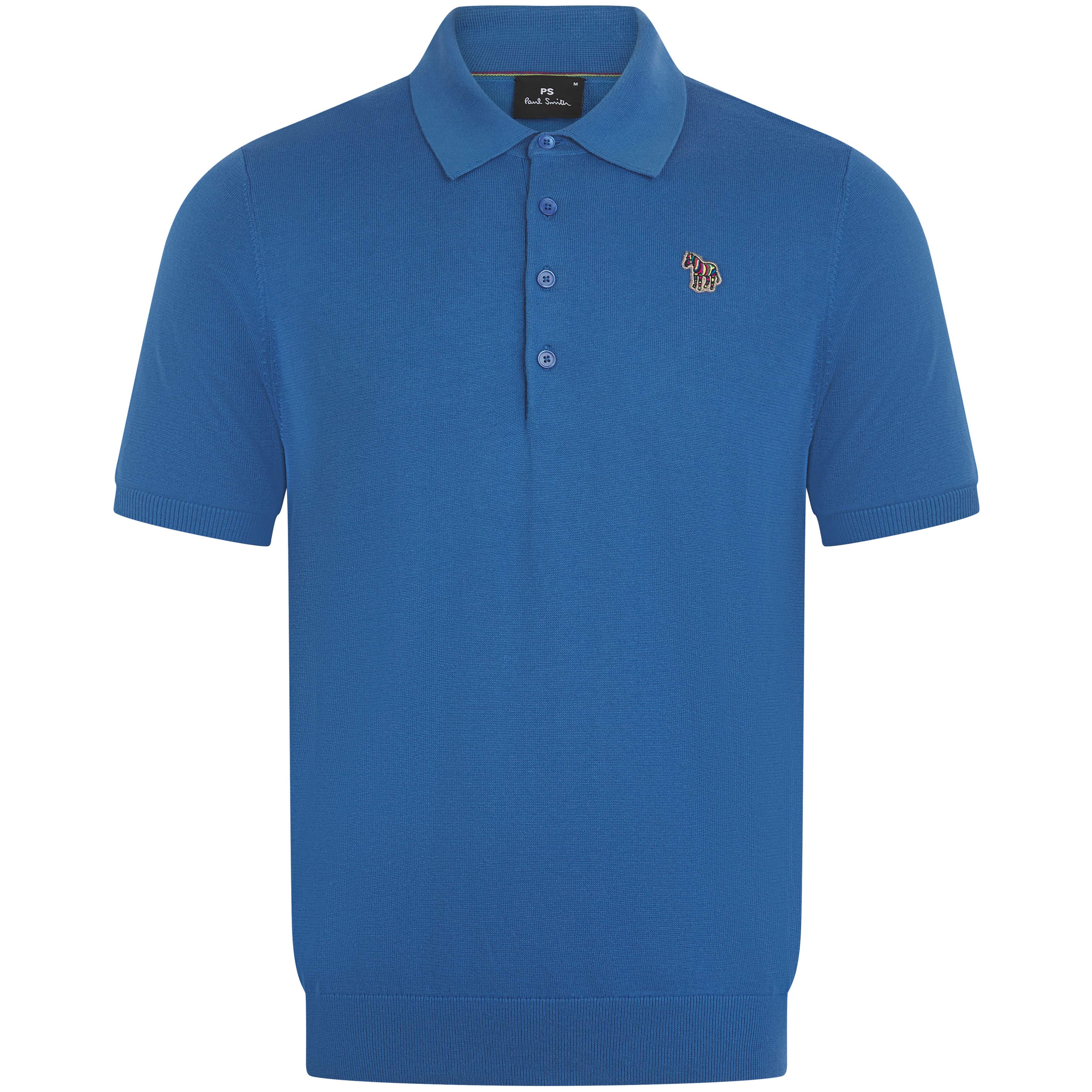 PAUL SMITH SHORT SLEEVE KNIT POLO SHIRT