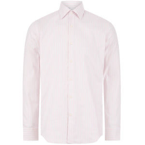 BOSS STRIPED OXFORD STRETCH COTTON REGULAR FIT SHIRT