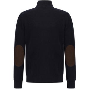 BARBOUR ESSENTIAL PATCH ZIP THROUGH CARDIGAN