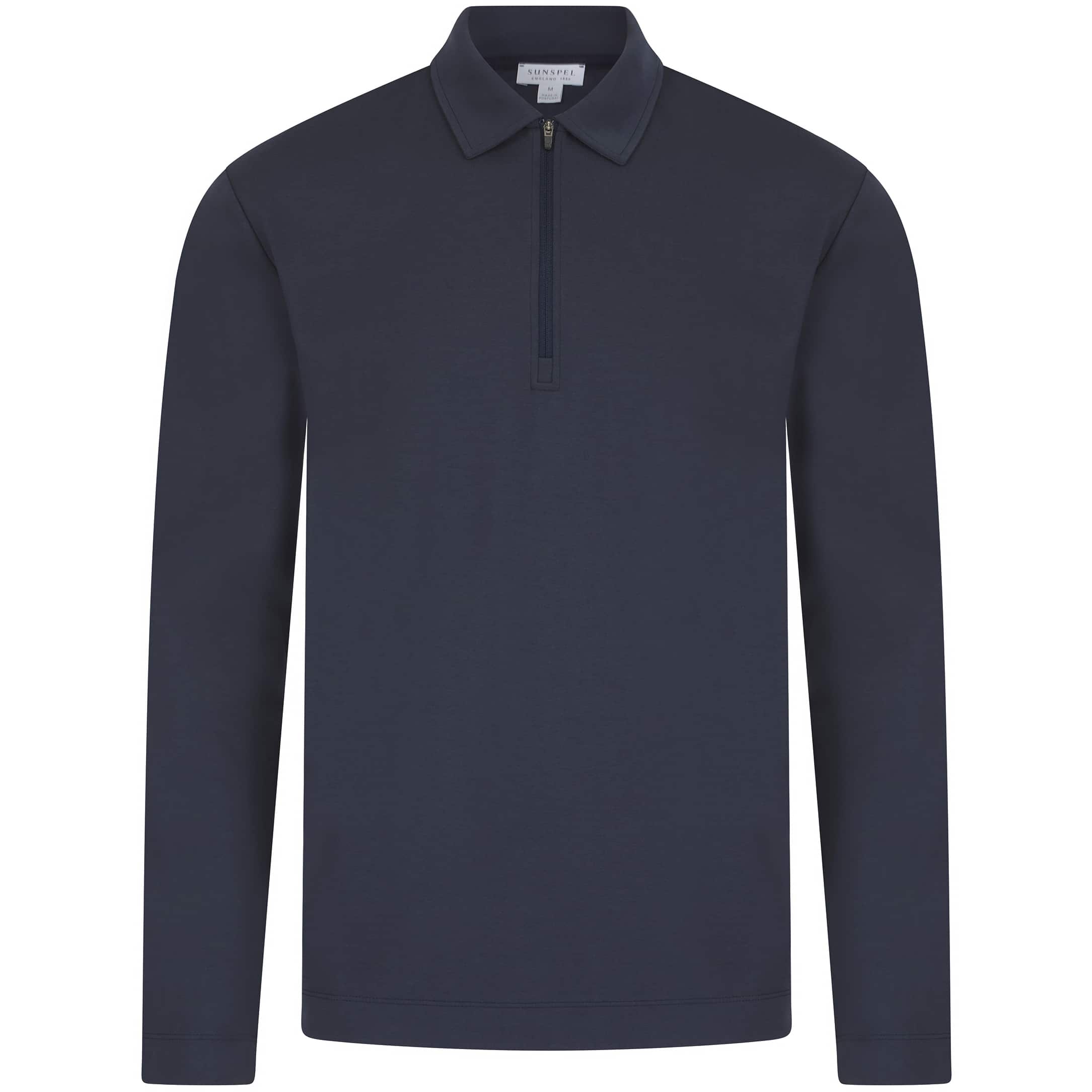 SUNSPEL HALF ZIP HEAVYWEIGHT POLO SHIRT