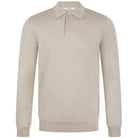 SEINSE LONG SLEEVE KNIT POLO SHIRT