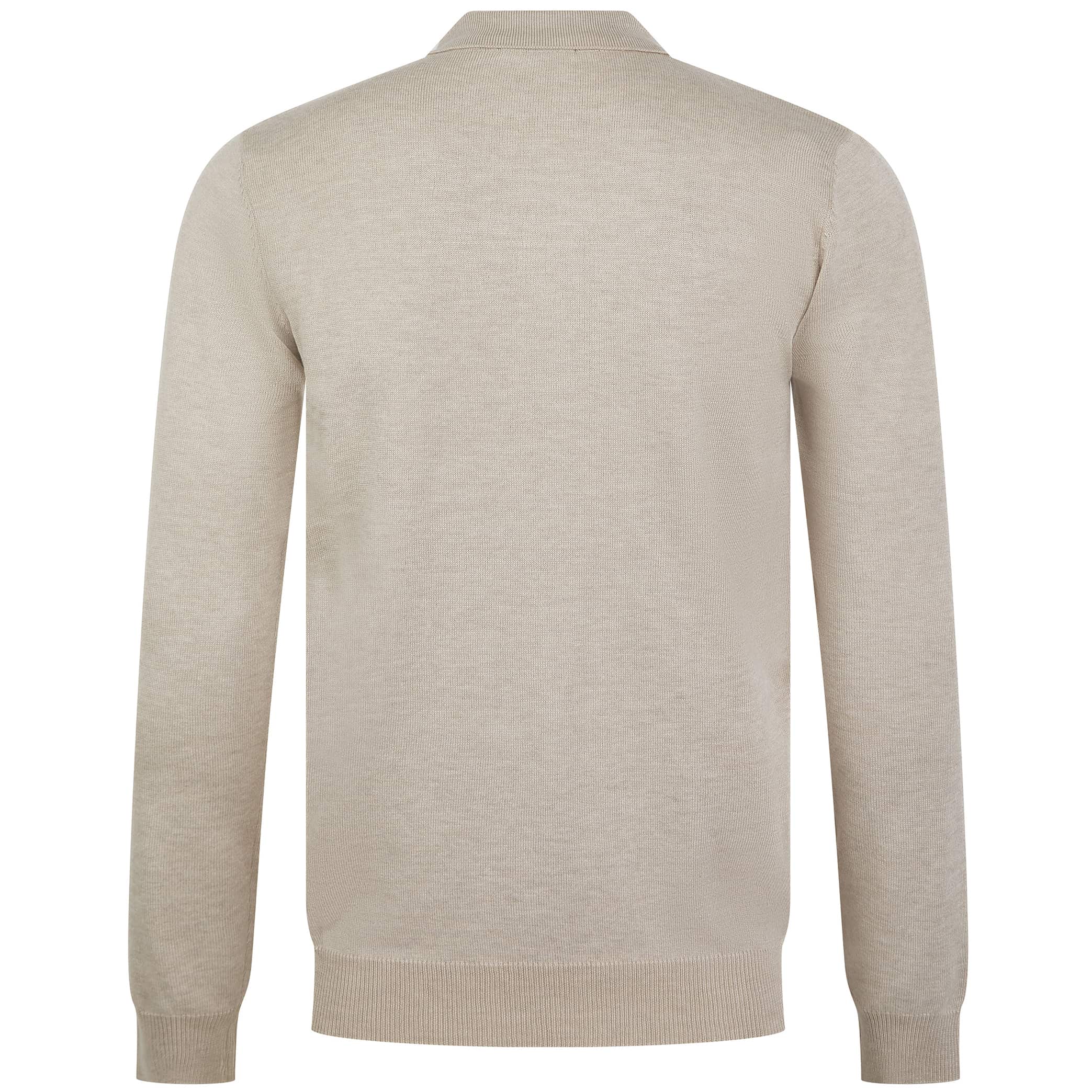 SEINSE LONG SLEEVE KNIT POLO SHIRT