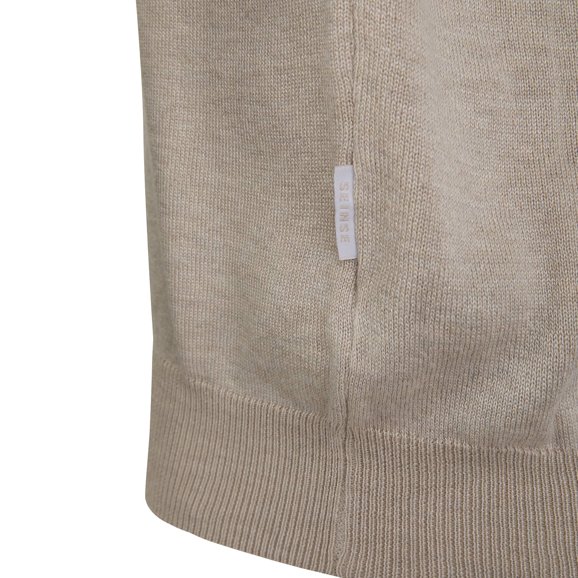 SEINSE LONG SLEEVE KNIT POLO SHIRT