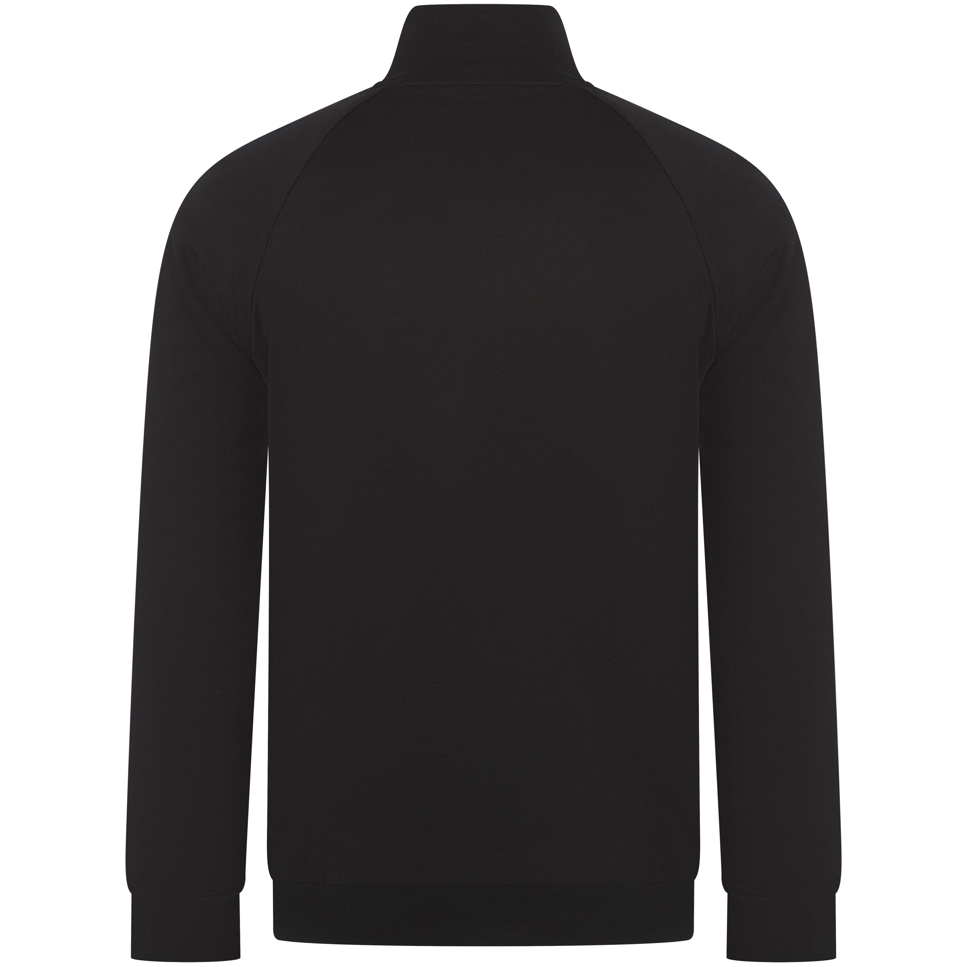 BOSS STRIPE LOGO COTTON-TERRY JACKET