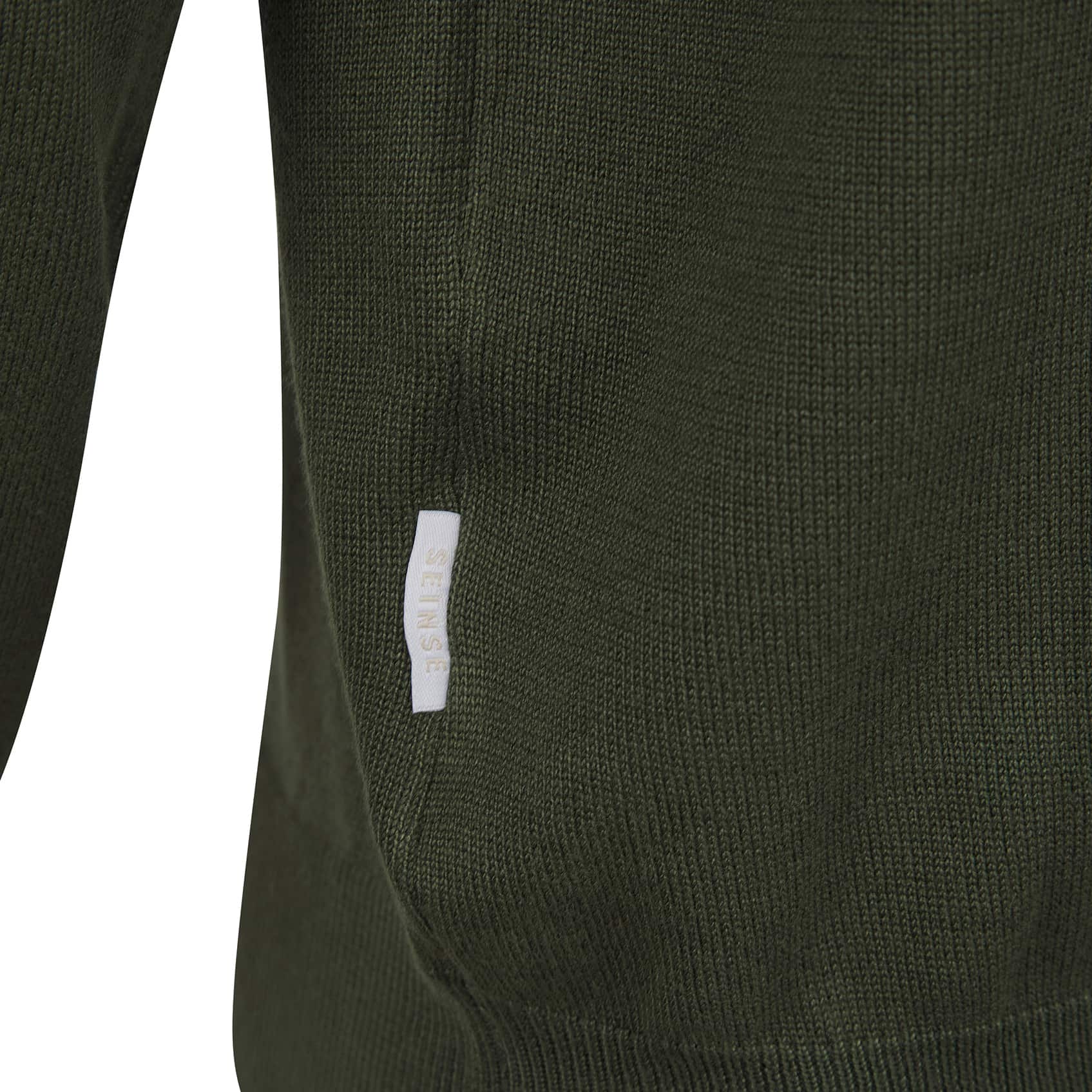 SEINSE LONG SLEEVE KNIT POLO SHIRT