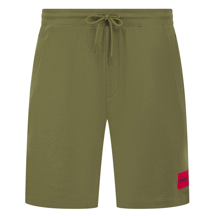 HUGO DIZ222 COTTON-TERRY REGULAR-FIT SHORTS