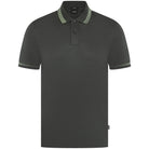 BOSS H-PHILLIPSON 202 CONTRAST-TIPPING MERCERISED COTTON POLO SHIRT