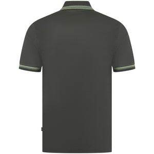BOSS H-PHILLIPSON 202 CONTRAST-TIPPING MERCERISED COTTON POLO SHIRT