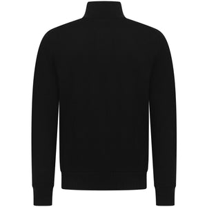 BOSS H-EBENJI MERINO WOOL 1/4 ZIP KNIT JUMPER