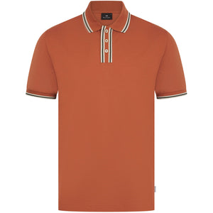 PAUL SMITH CONTRAST STRIPE POLO SHIRT