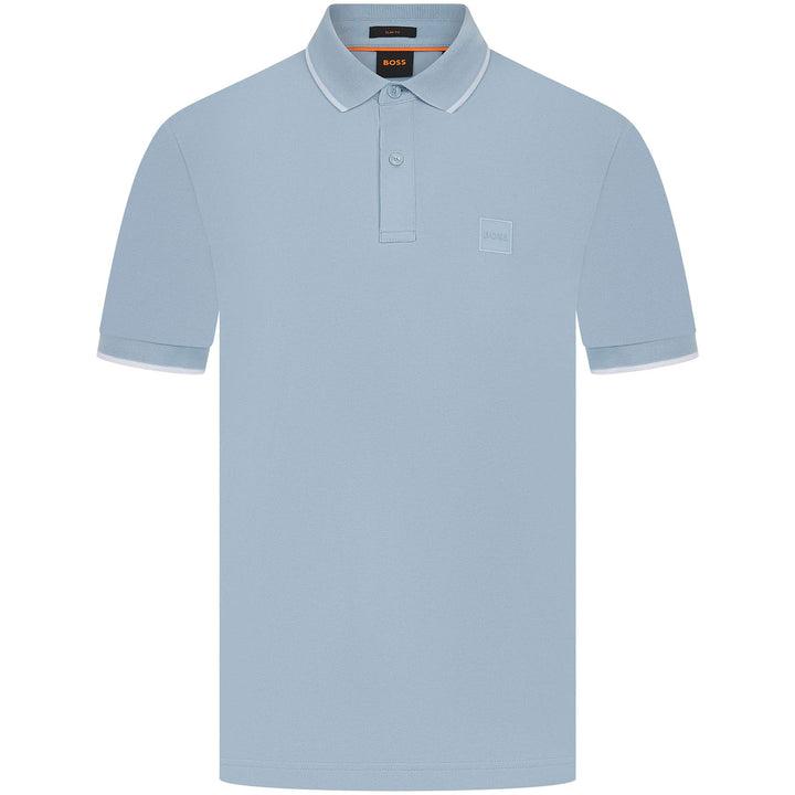 BOSS PASSERTIP STRETCH-COTTON PIQUÉ POLO SHIRT